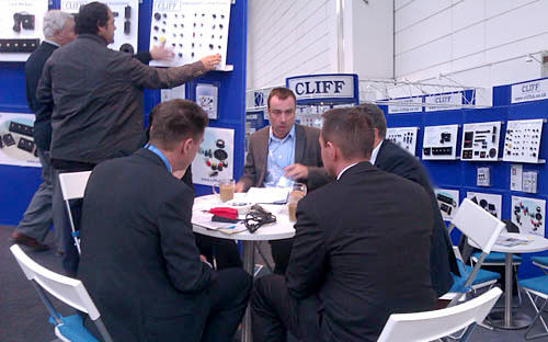 Cliff exhibition stand